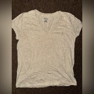 Ralph Lauren Light Gray V-Neck Tee